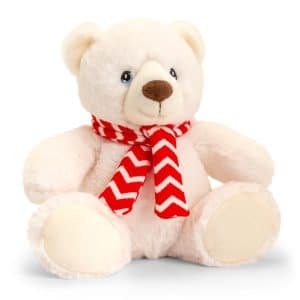 Keeleco Polar Bear W/ Scarf 35cm