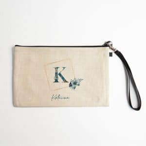Personalised Handbag- Floral Initial with Name