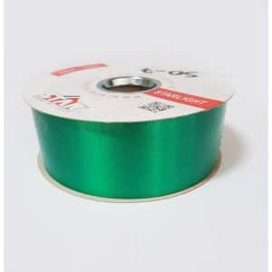 50mm RIBBON EMERALD GREEN - 100m