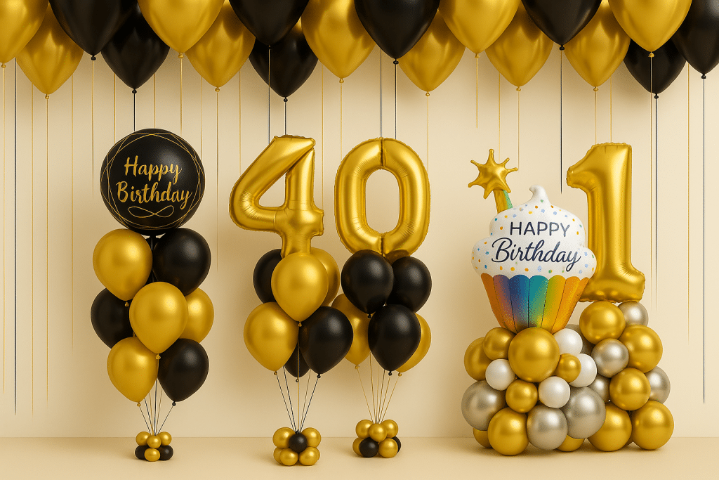 Guys of All Ages – Birthday Balloons for Boys & Men.balloon arrangements for boys and men... ...perfect birthday balloons for him... ...find the coolest balloons for little man or a classy men’s birthday balloon bouquet...