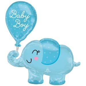 1101- S/SHAPE BABY BOY ELEPHANT