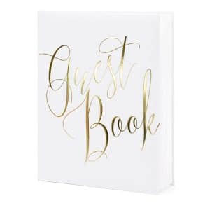 Guest Book, 20x24.5cm, white, 22 pages