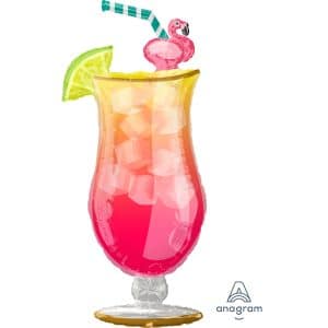1072- S/Shape Let s Flamingo Tropical Drink