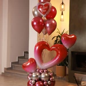 A Valentine's Balloon Arrangement 4