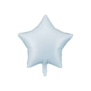 Foil Balloon Star, 48cm, misty blue 1ctn/50pc.